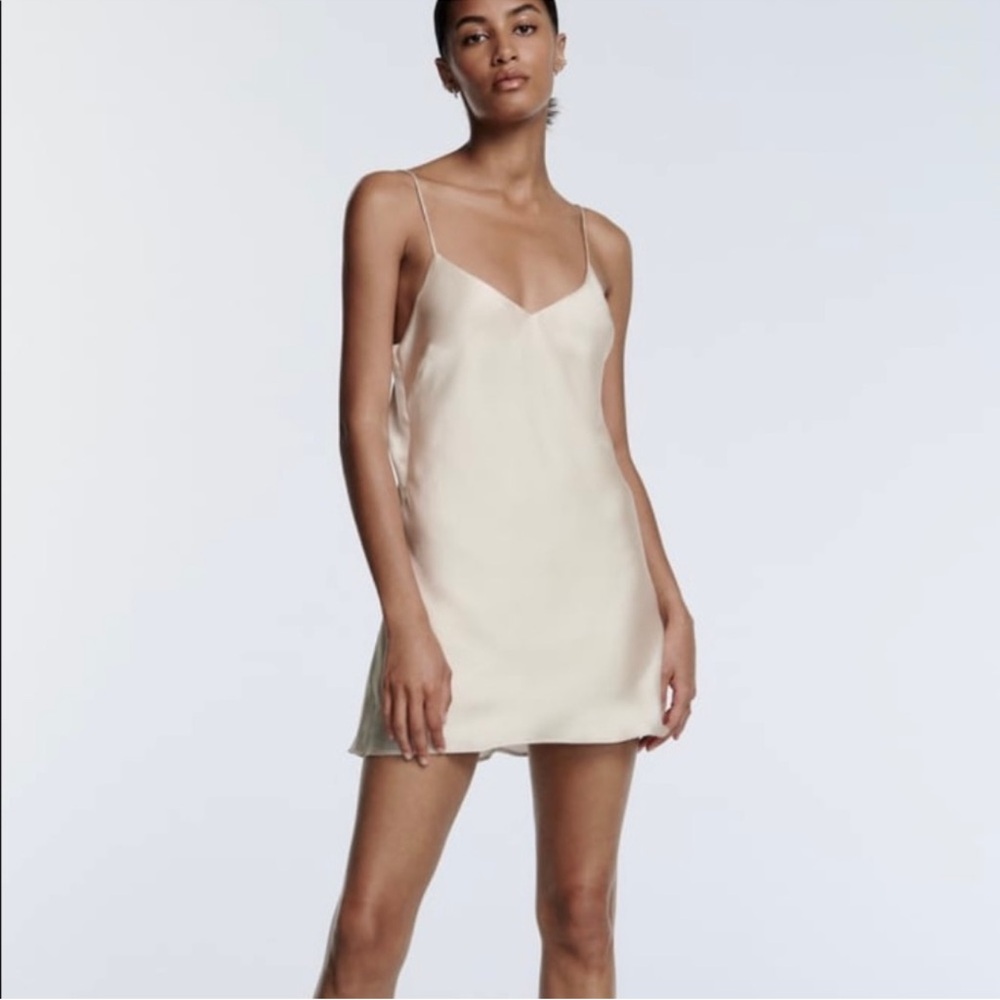 Zara satin mini dress size S